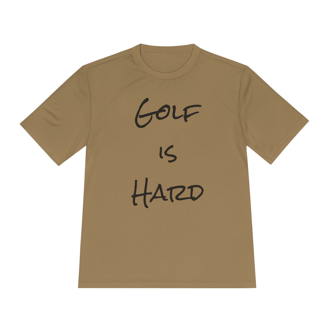 Recco Golf - Golf is Hard Moisture Wicking Tee – reccosportsllc