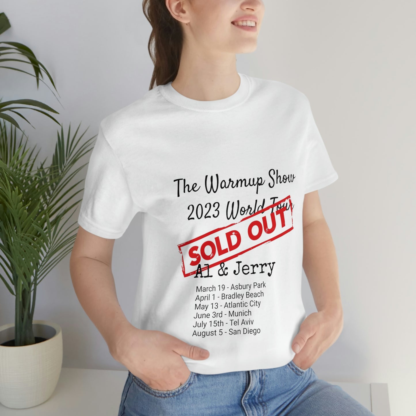 Al & Jerry 2023 World Tour T-Shirt