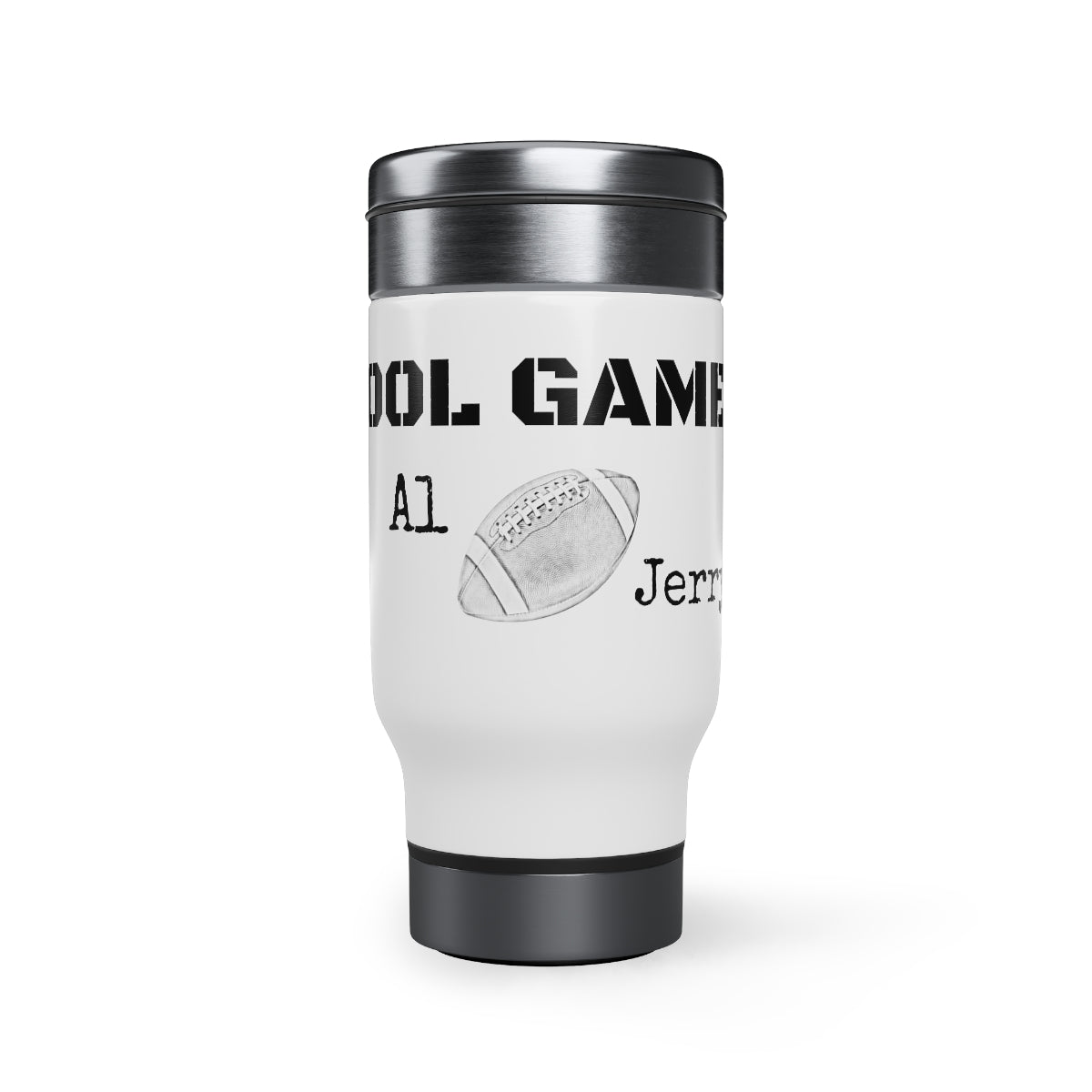 Al & Jerry "Cool Games" Travel Mug