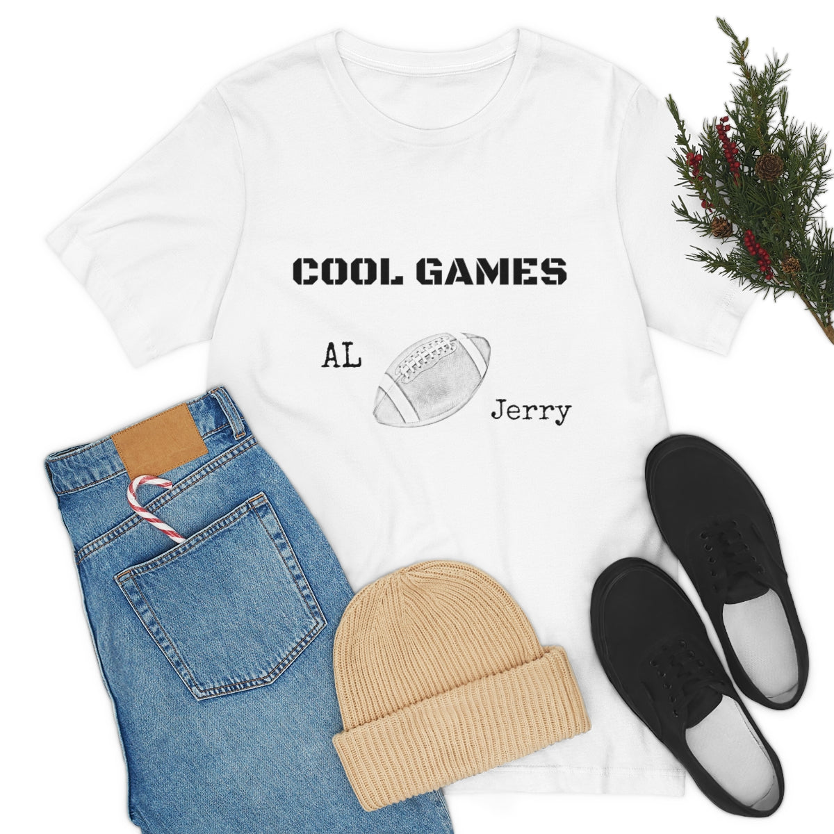Al & Jerry "Cool Games"  Short Sleeve Tee